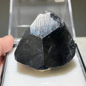 鋼琴亮面黑碧璽原石 （R)（連盒）